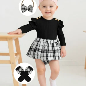 Toddler Winter Outfits Long Sleeve  Dress