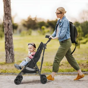 Stroller Can Sit or Lie Down Lightweight Folding