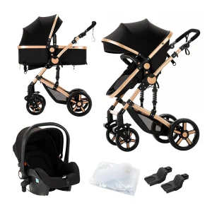 Newborn Lightweight Baby Stroller with Child Safety Seat