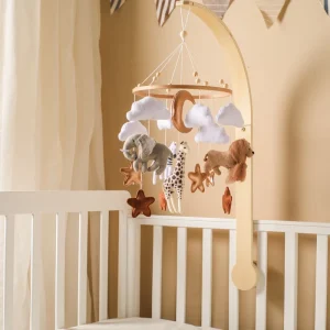 0-12 months baby Wooden Toys Mobile Hanger